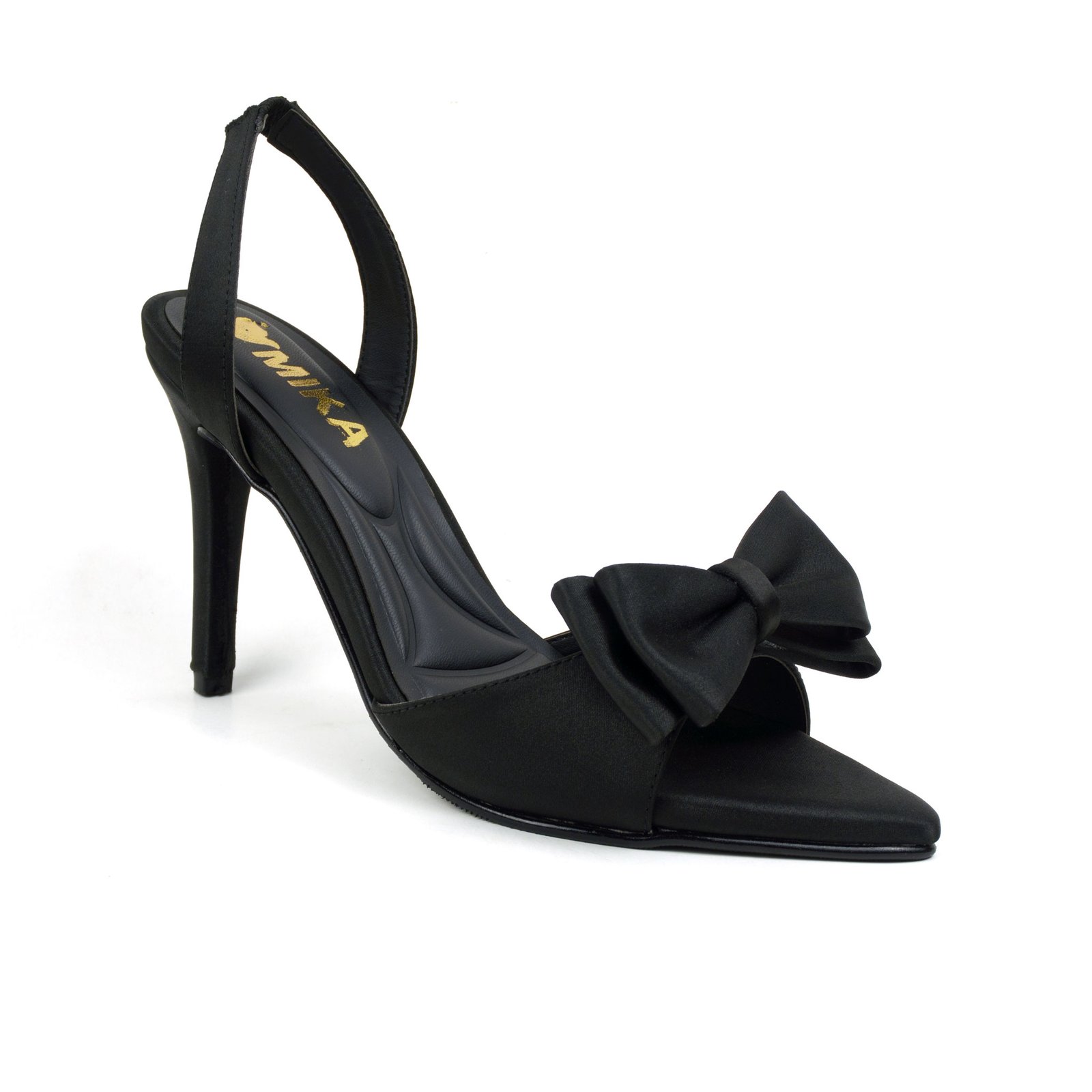 TACO-AGUJA-NEGRO-CON-LAZO Stiletto Antonella (Taco 9) - L7 - Imagen 1