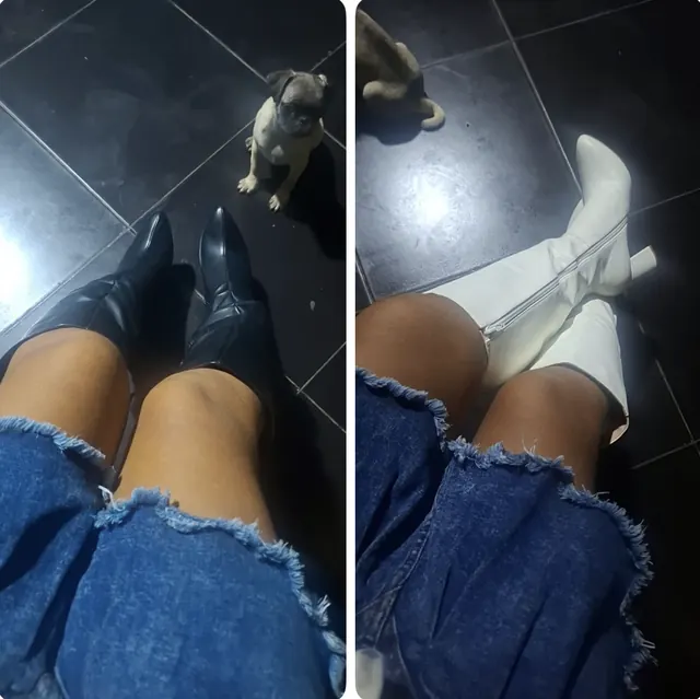 Foto que envió una clienta de su calzado Mika